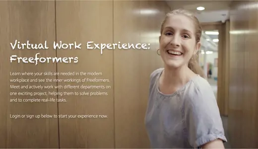 Virtual Work Experience: Freeformers