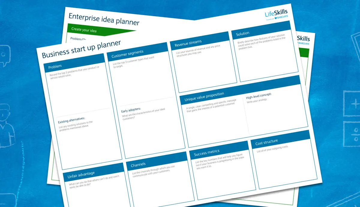 Business start up planner