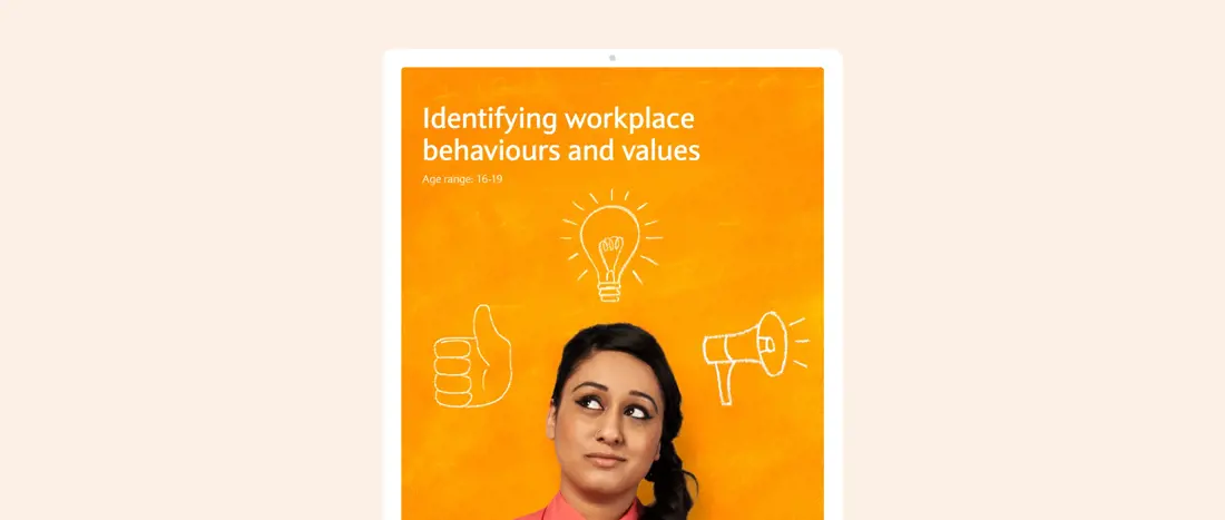 Identifying workplace behaviours and values lesson
