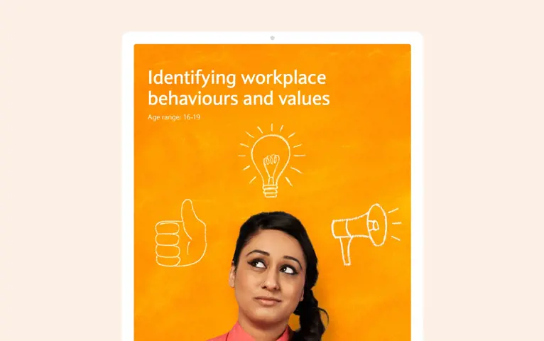 Identifying workplace behaviours and values lesson