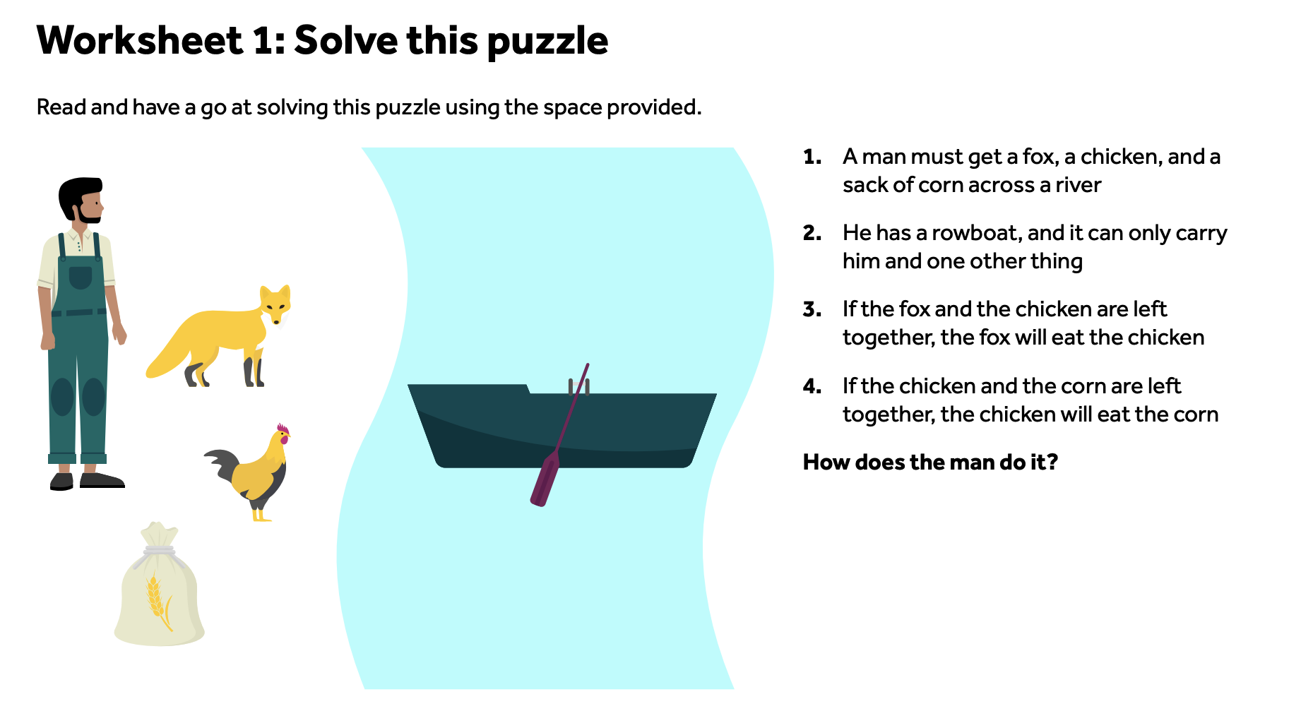 Problem solving puzzle